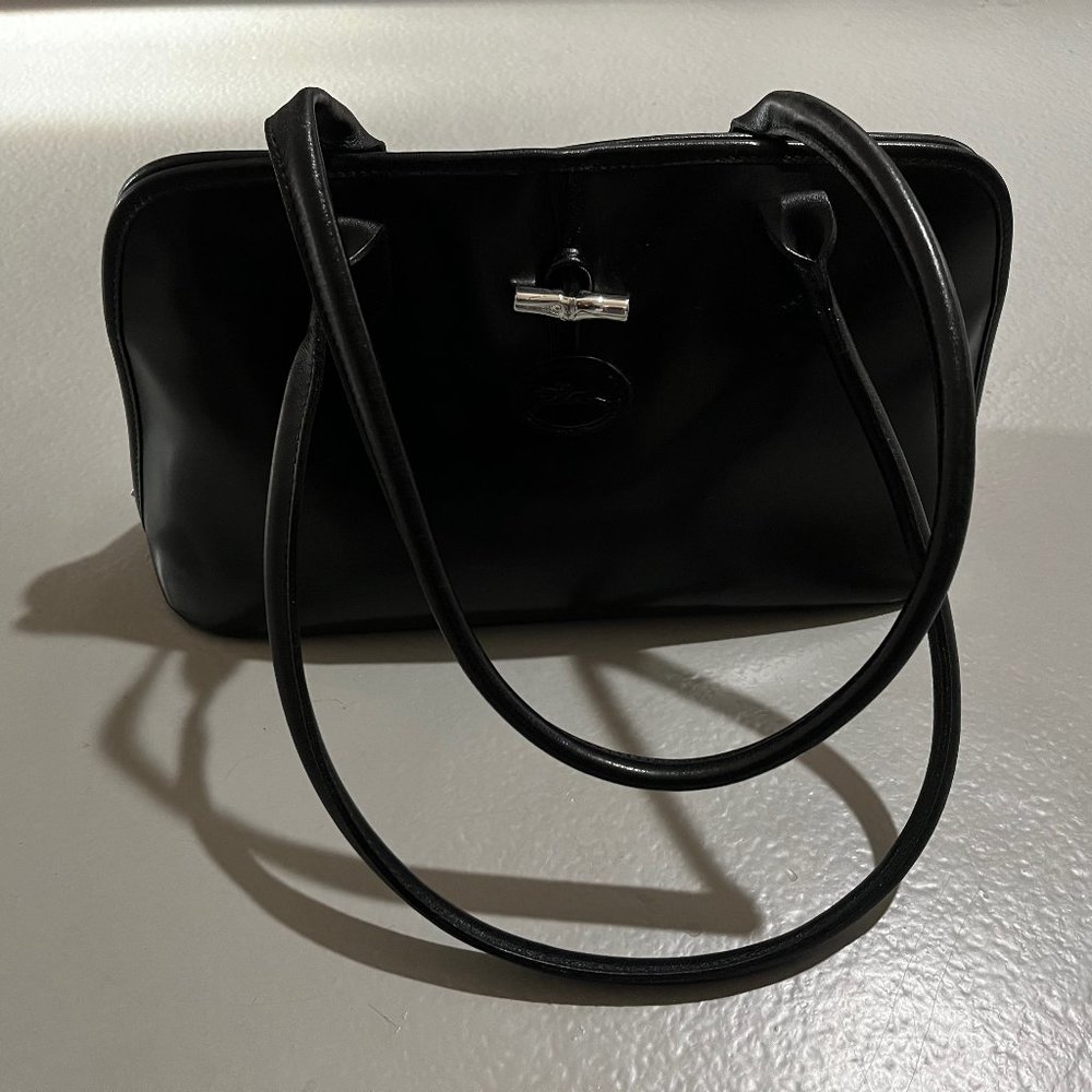 Black Longchamp Shoulder Bag